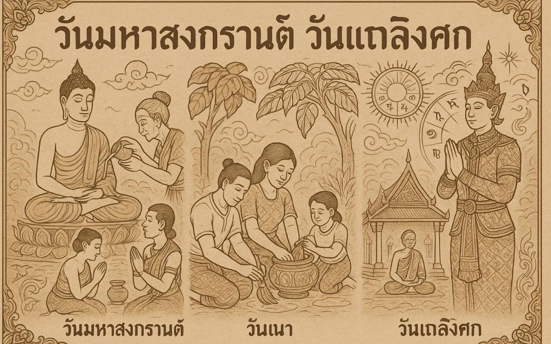 สงกรานต์ไทยโบราณ รู้หรือไม่? #วันมหาสงกรานต์ ไม่ใช่แค่วันที่เริ่มเล่นน้ำ