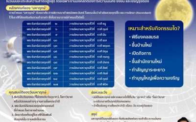 “มหาฤกษ์” แห่งความประเสริฐ