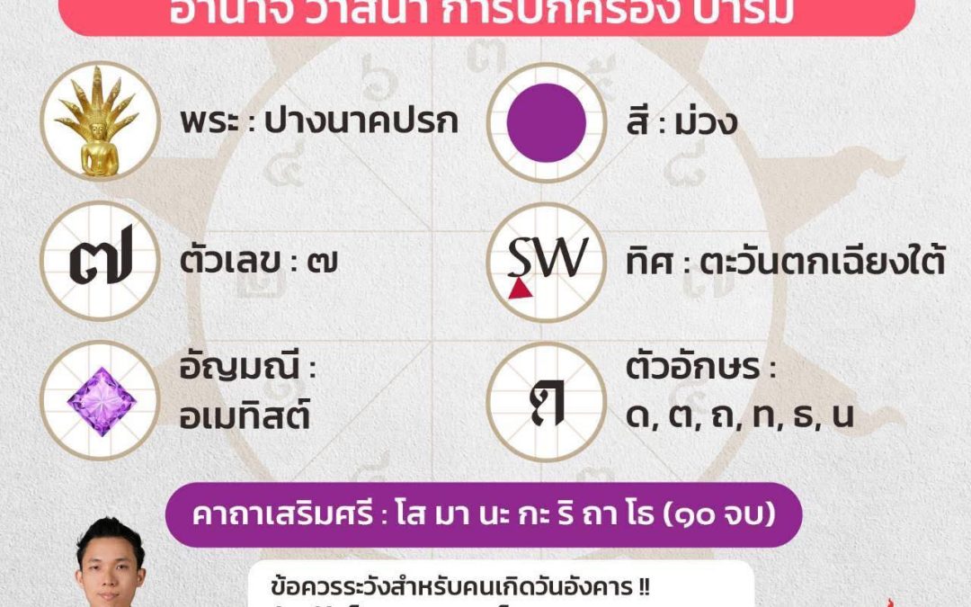 #เสริมปังด้วยทักษากับอาจารย์ยุทธโหราชำนาญฤกษ์