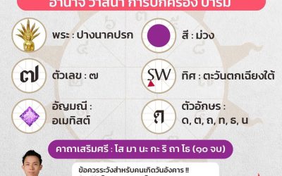 #เสริมปังด้วยทักษากับอาจารย์ยุทธโหราชำนาญฤกษ์